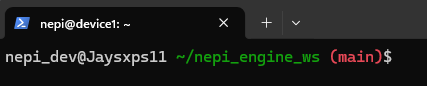 Ubuntu VM terminal prompt